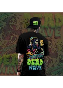 Dead Wave – Дизайнерска унисекс тениска в пънк стил